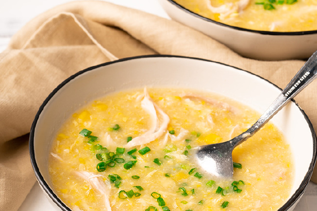 Cách nấu món súp ngô 